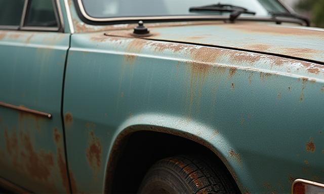 Carrozzeria opaca prima del trattamento